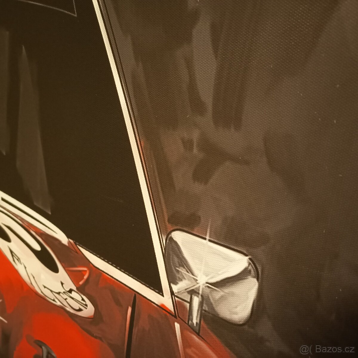 Prodám imitaci ručně malovaného velkého obrazu Mercedes AMG - 4