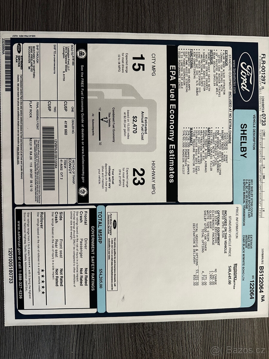 Ford Mustang Shelby GT500 2012 - 4