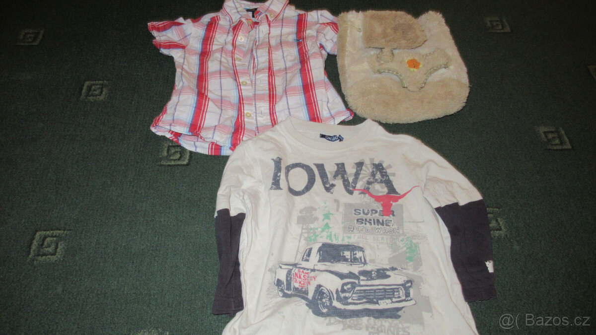 Balík pro kluka 16 kusů velikost 98-104 10 kusů + gumáky 30 - 4