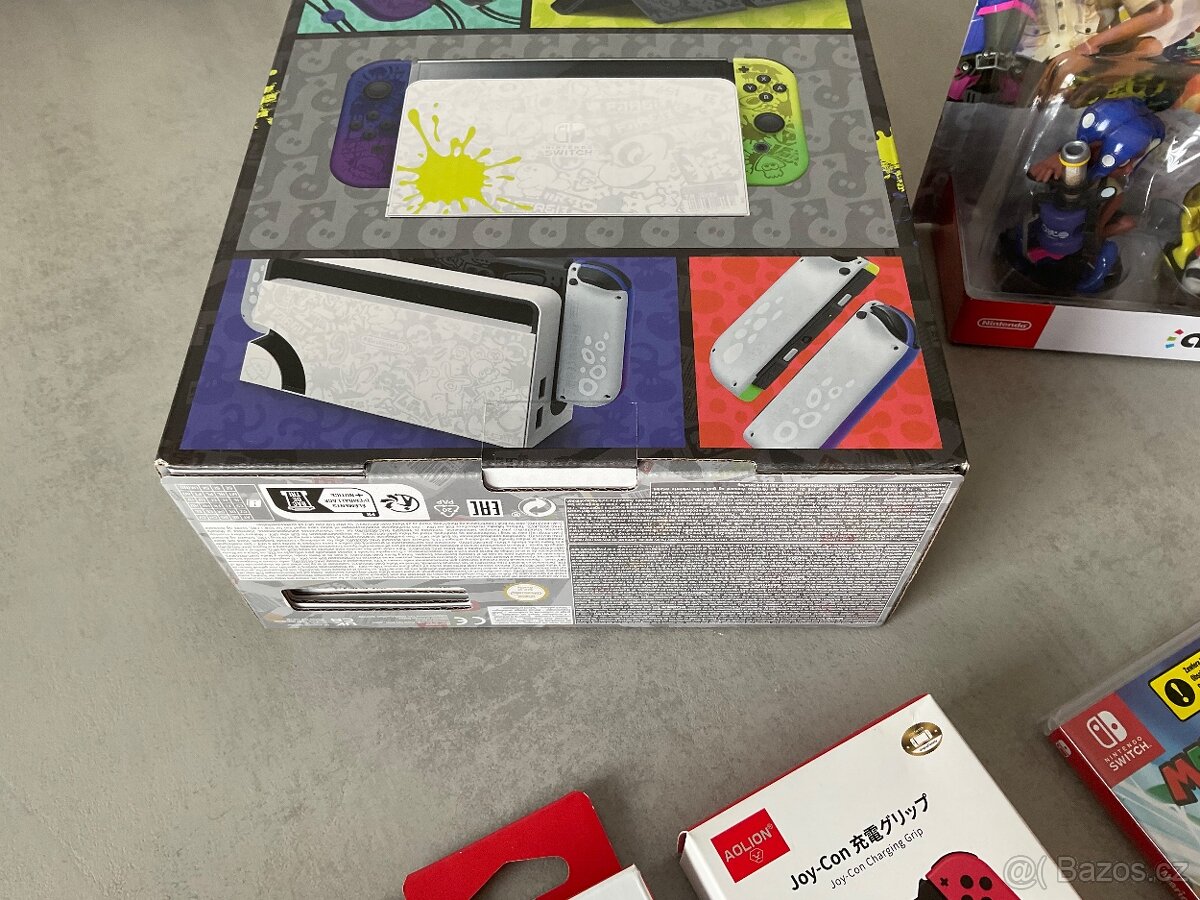 Nintendo Switch Oled Splatoon Limitovaná Edice nerozbaleno - 4