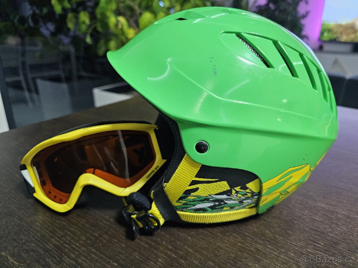 Dětská helma Uvex 51-56 cm s brýlemi - 4