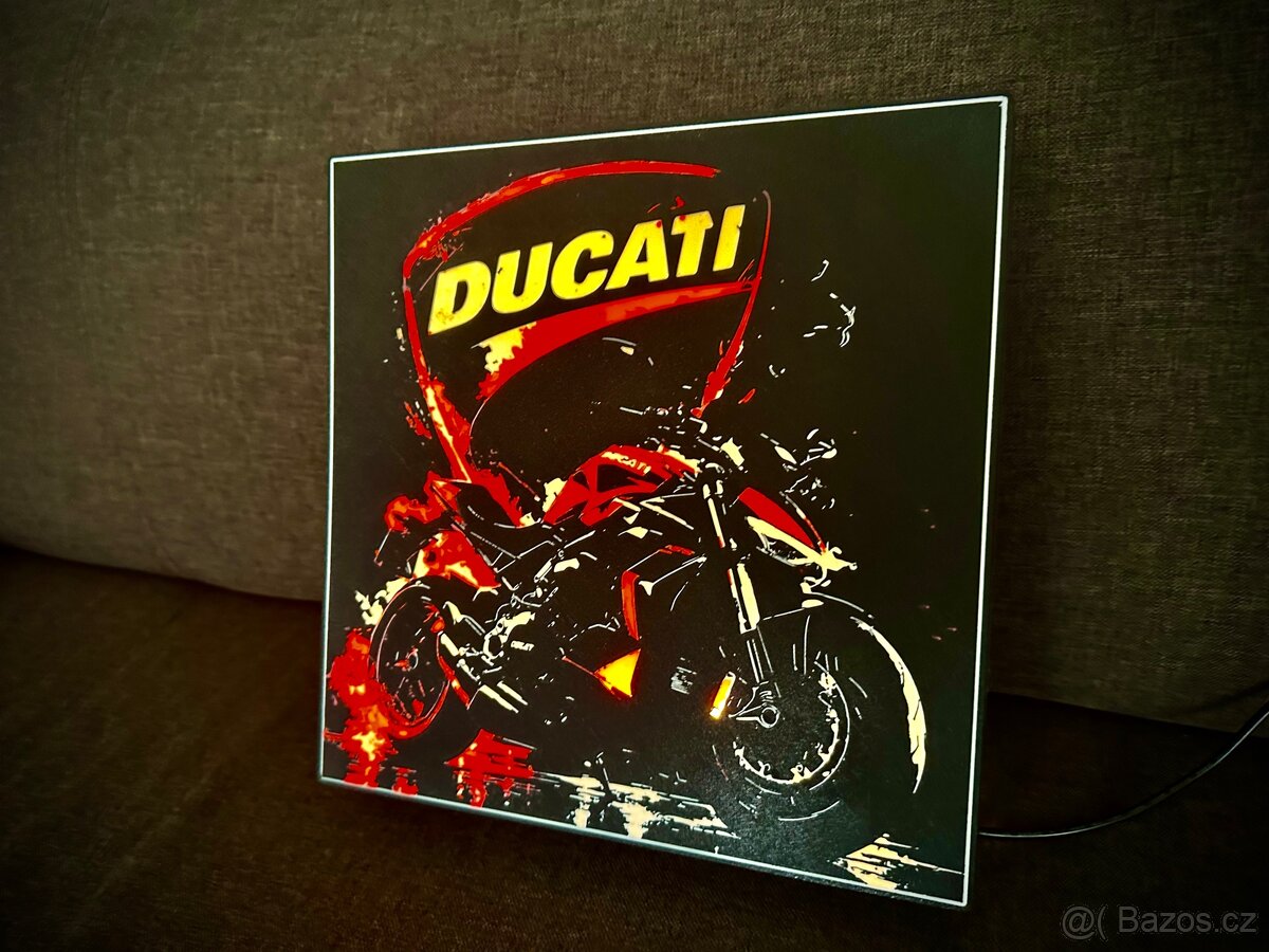 DUCATI STREETFIGHTER LIGHTBOX dekorace - 4
