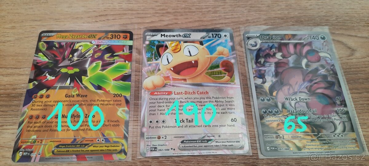 Pokémon karty hity + EX - 4
