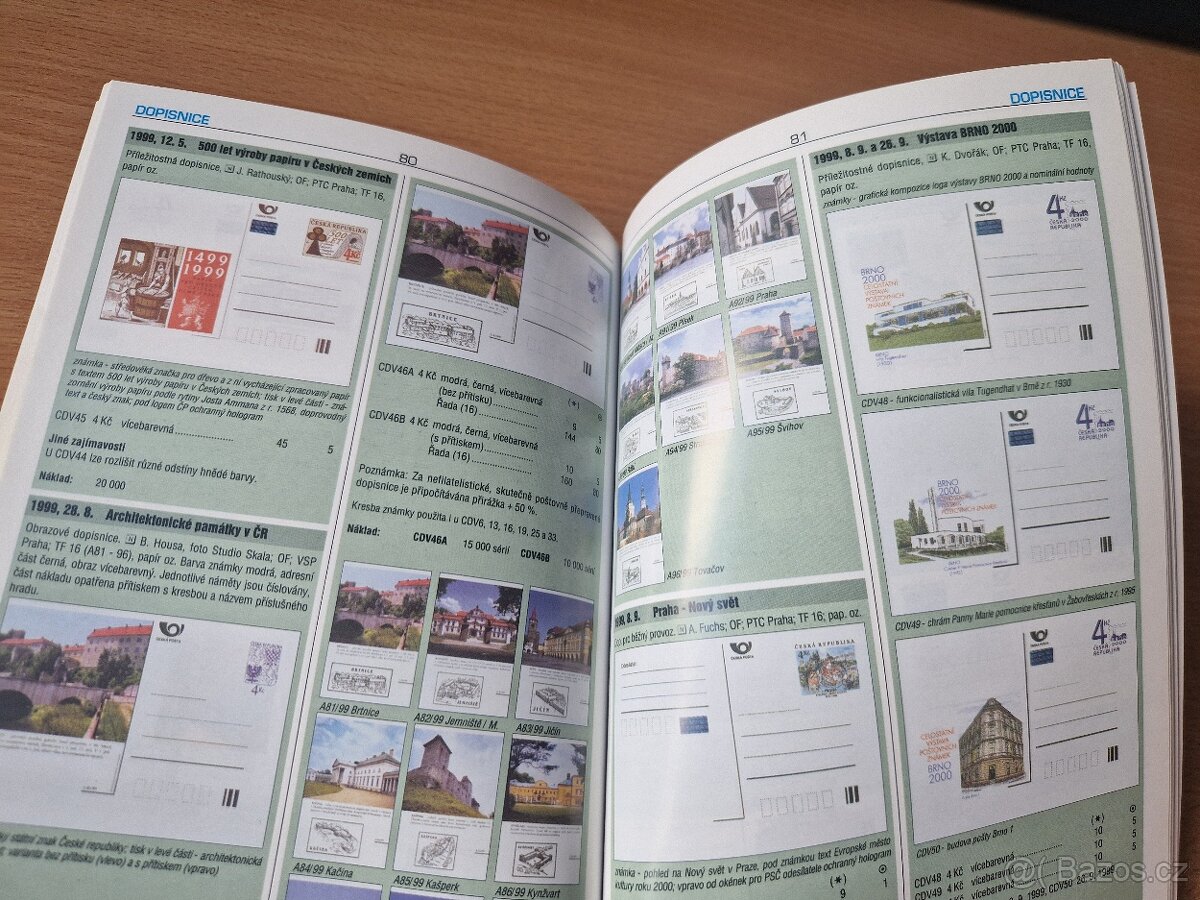 Poštovní známky ČR - katalog POFIS. - 4