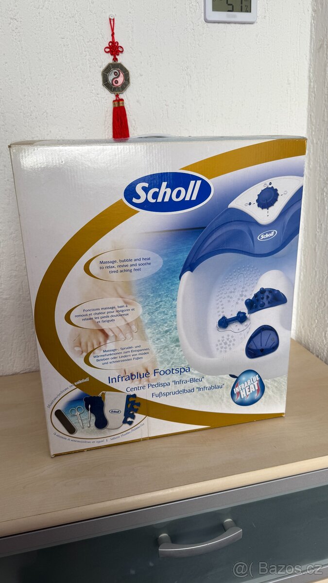 SCHOLL-MASÁŽNÍ VANIČKA NA NOHY-PLNĚ FUNKČNÍ - 4