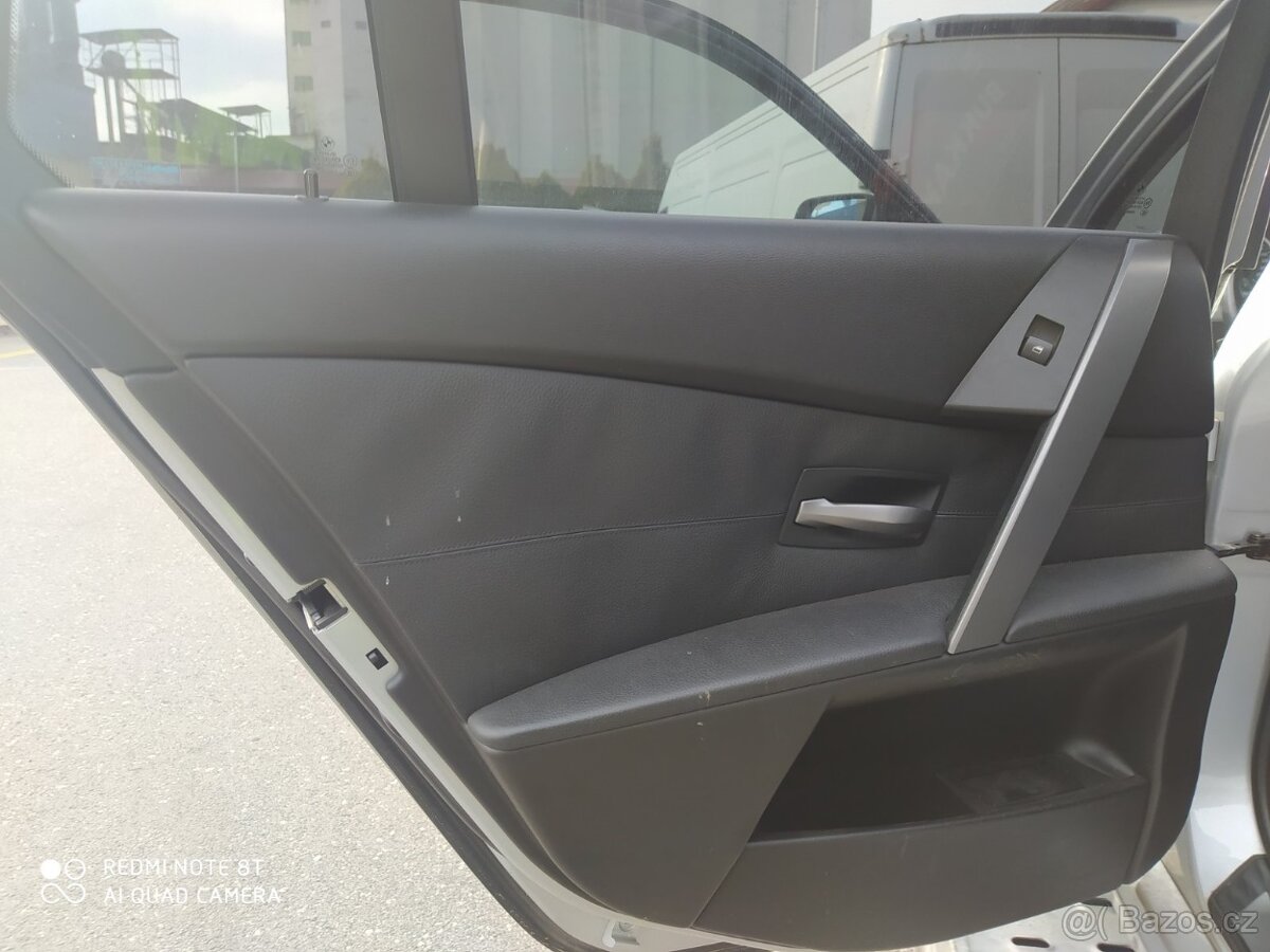 Interiér BMW E61 černá kůže KRÁSNÝ - 4