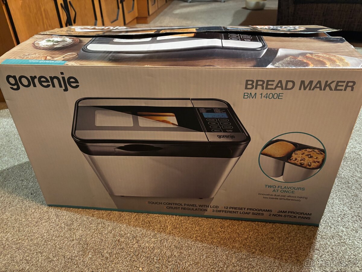 Domácí pekárna Gorenje BM1400E - 4