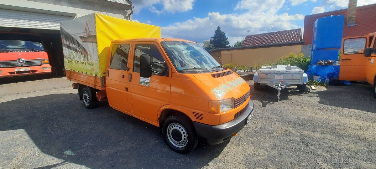 VW - Volkswagen T4, valník, double cabine, DPH - 4