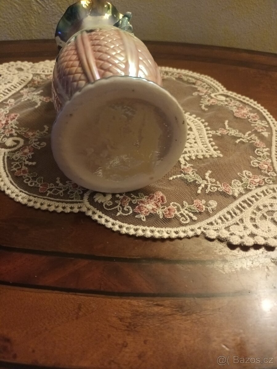 Retro vzácná keramická váza - 4