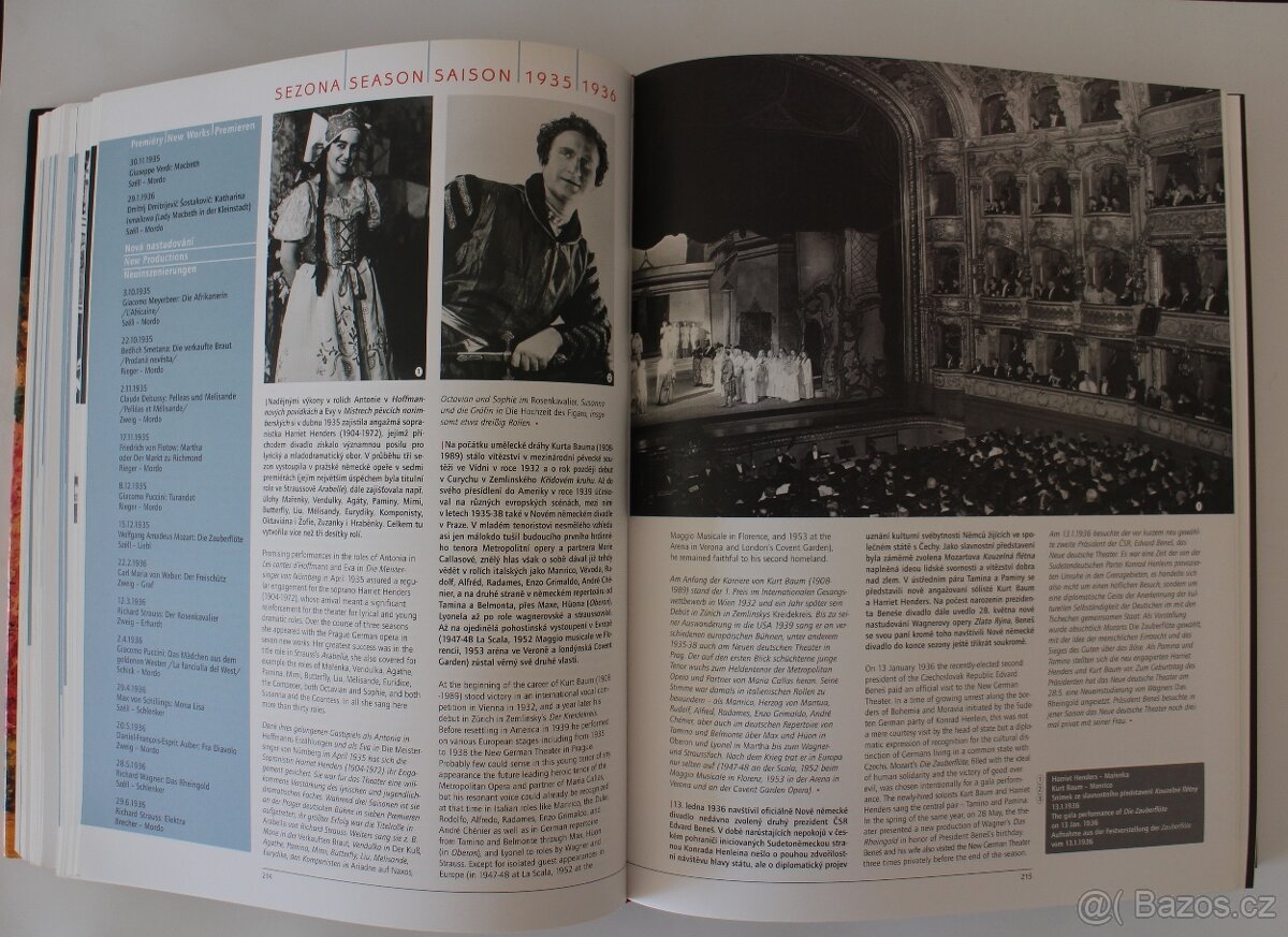 Státní opera Praha: opera 1888-2003 - historie divadla v obr - 4