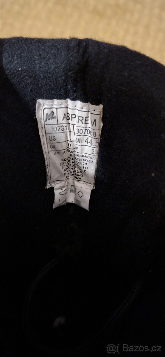 Inline brusle K2 Aspire M 44,5 (29 cm), kolečka 80 mm - 4