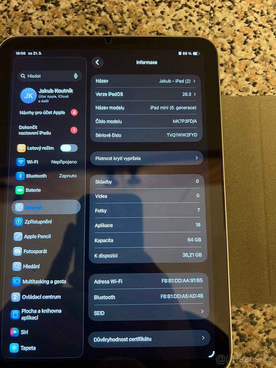 Ipad mini 6 + pouzdro - 4