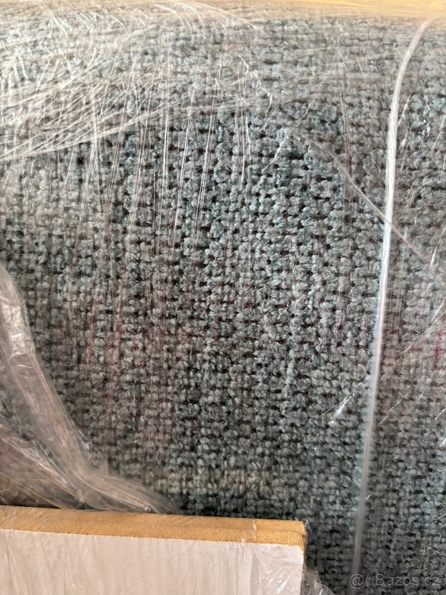 Čalouněná postel 160 -rám s čelem a úložným prostorem - 4