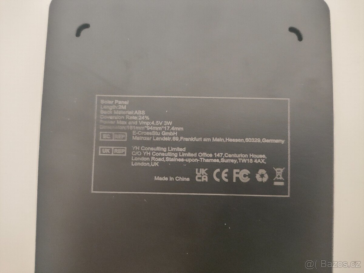 #L0454 Solárny panel USB-C 5V 3W - 4