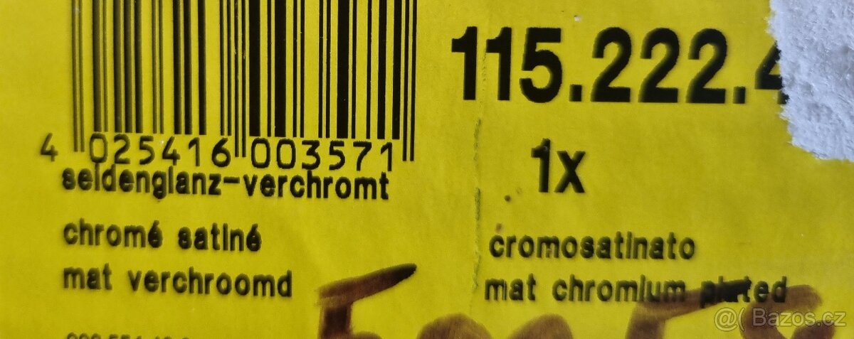 Tlačítko Jazzline matný chrom Geberit - 4