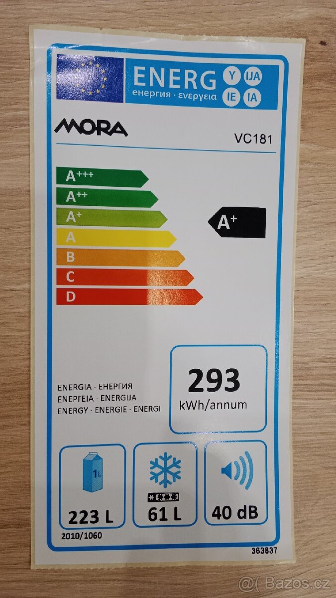 Vestavena lednice Mora - 4