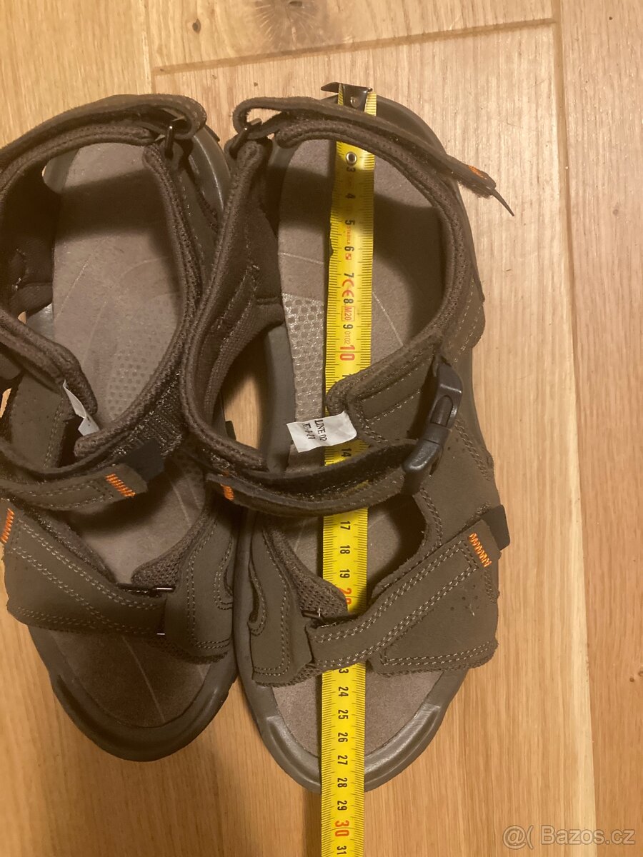 Pánské kožené turistické sandály Decathlon - 4