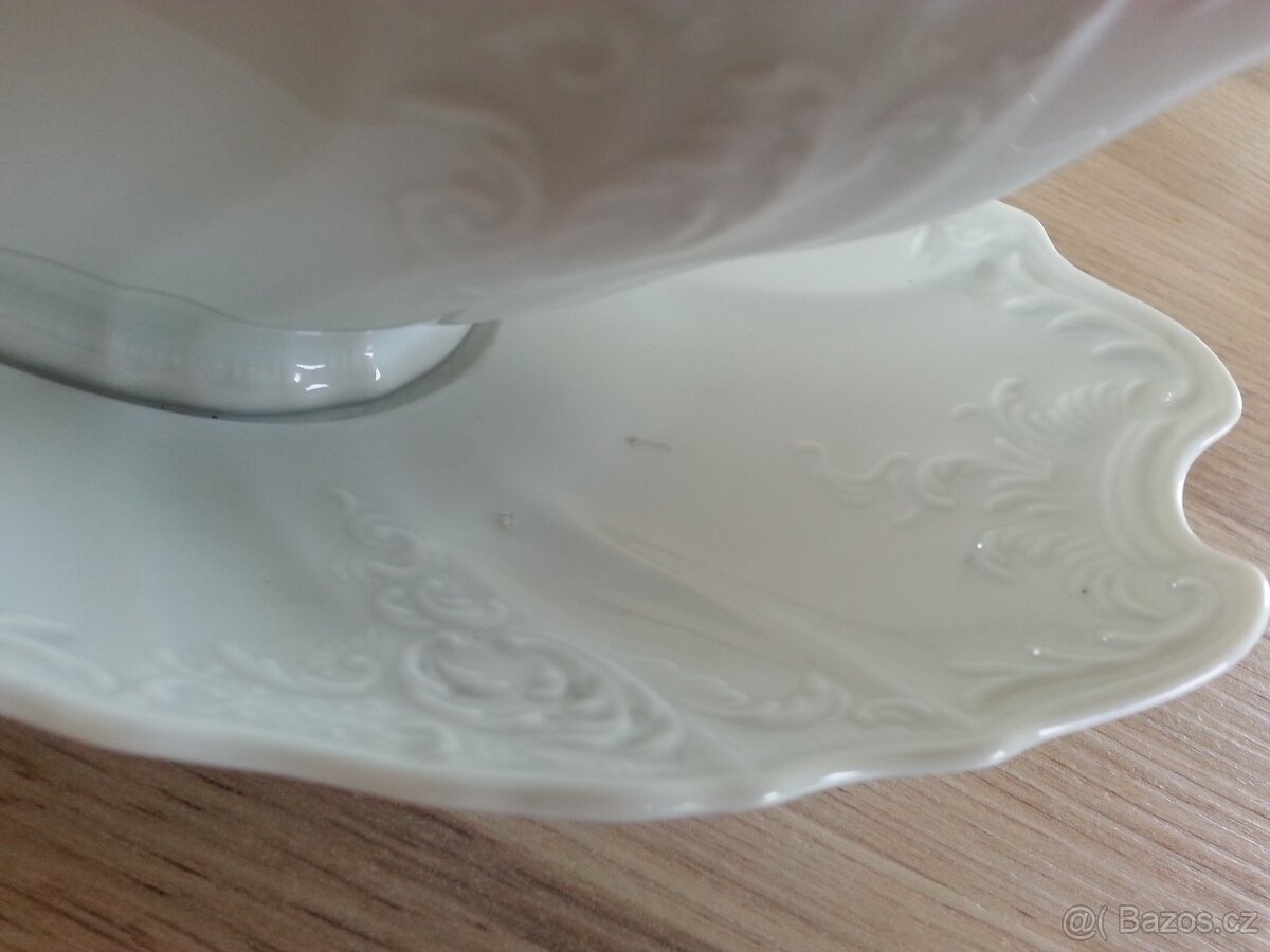 HRNEK mix druhů, Porcelánový OMÁČNÍK, keramická mísa... - 4