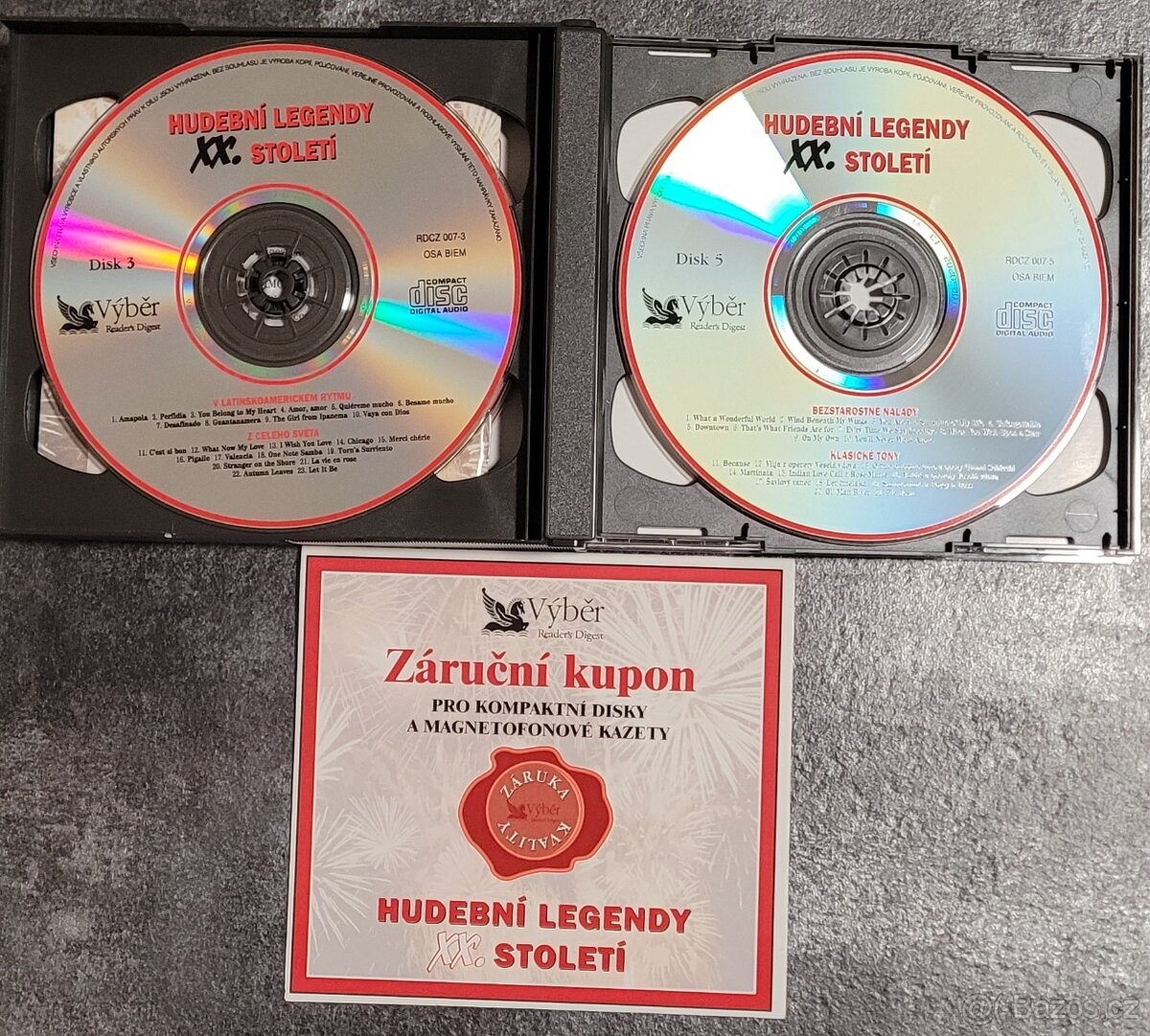 CD HUDEBNÍ LEGENDY XX. STOLETÍ - 4