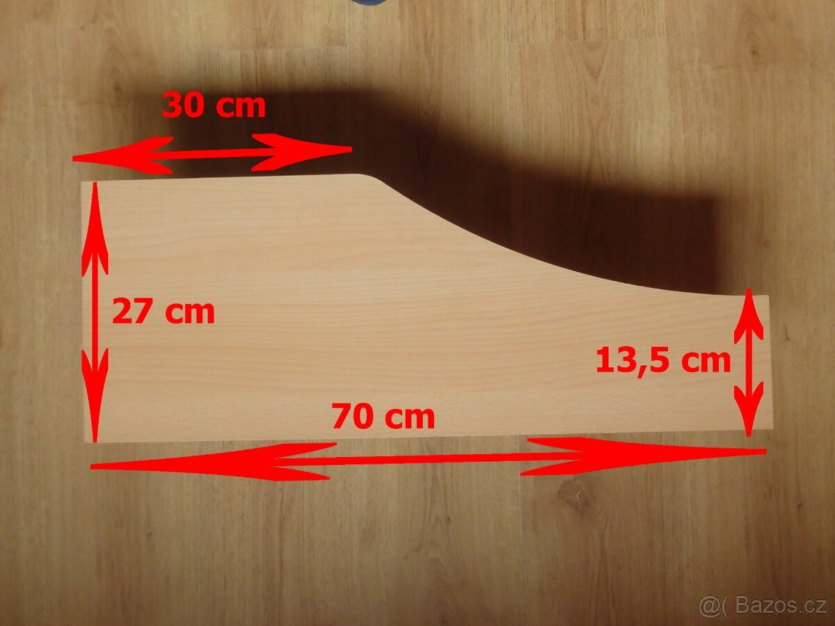 Rohový nástavec na psací stůl - 4