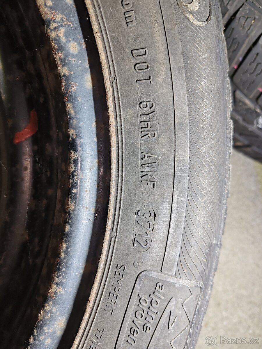 Plechové disky 5x100 R14 s pneu - 4