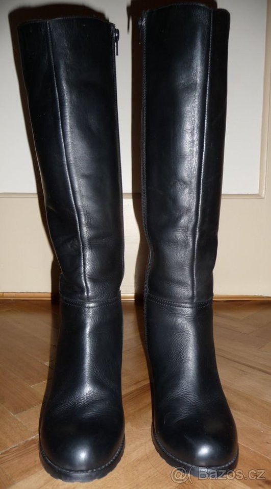 Kožené kozačky 39 - 4