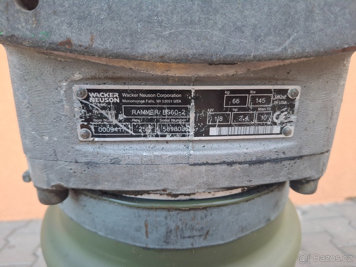 Vibrační pěch Wacker Neuson BS 60-2 - 4