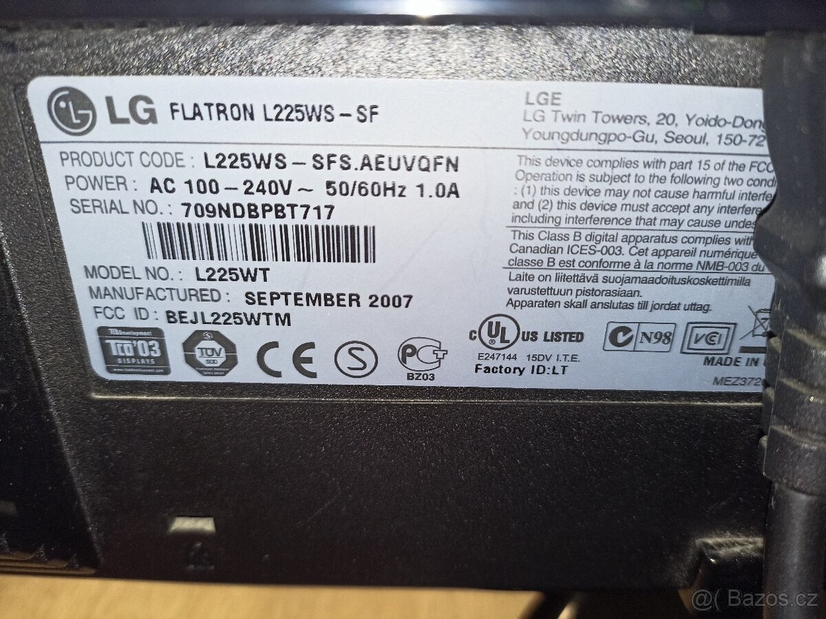 monitor LG FLATRON L225WS - 4