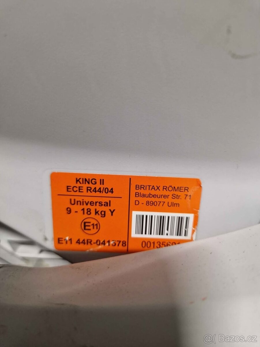 Autosedačka Britax Römer King II LS - 4