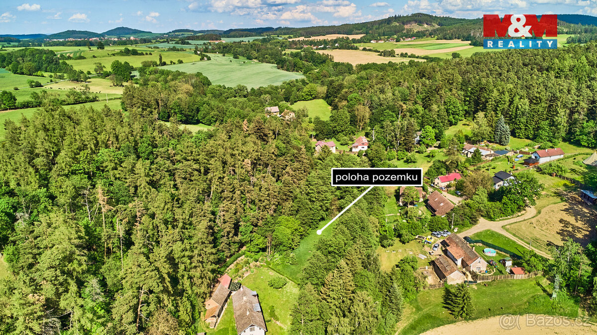 Prodej louky, 3305 m², Vlkonice u Neveklova - 4