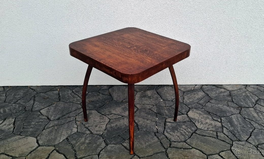 Konferenční stolek Halabala PAVOUK po renovaci - 4