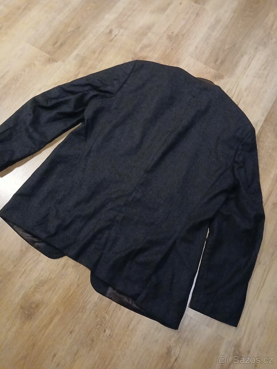 Pánské vlněné sako s kašmírem Pierre Cardin vel. 56 - 4