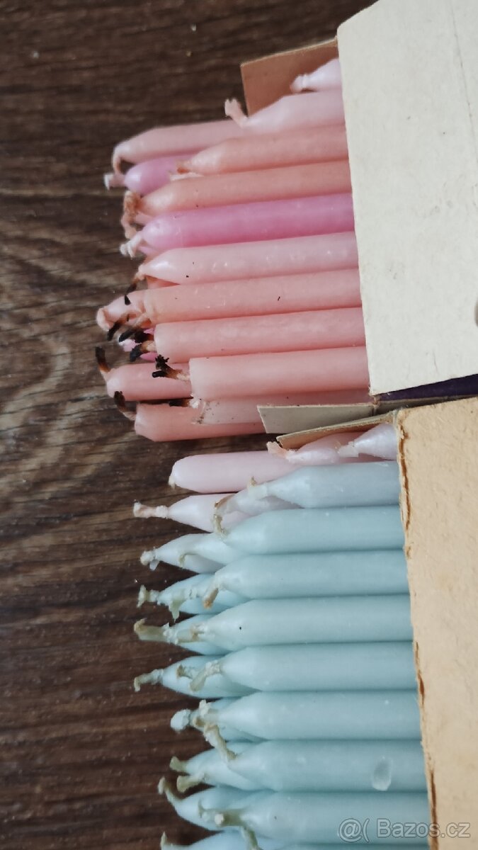 Dortové svíčky a svíčky retro - 4