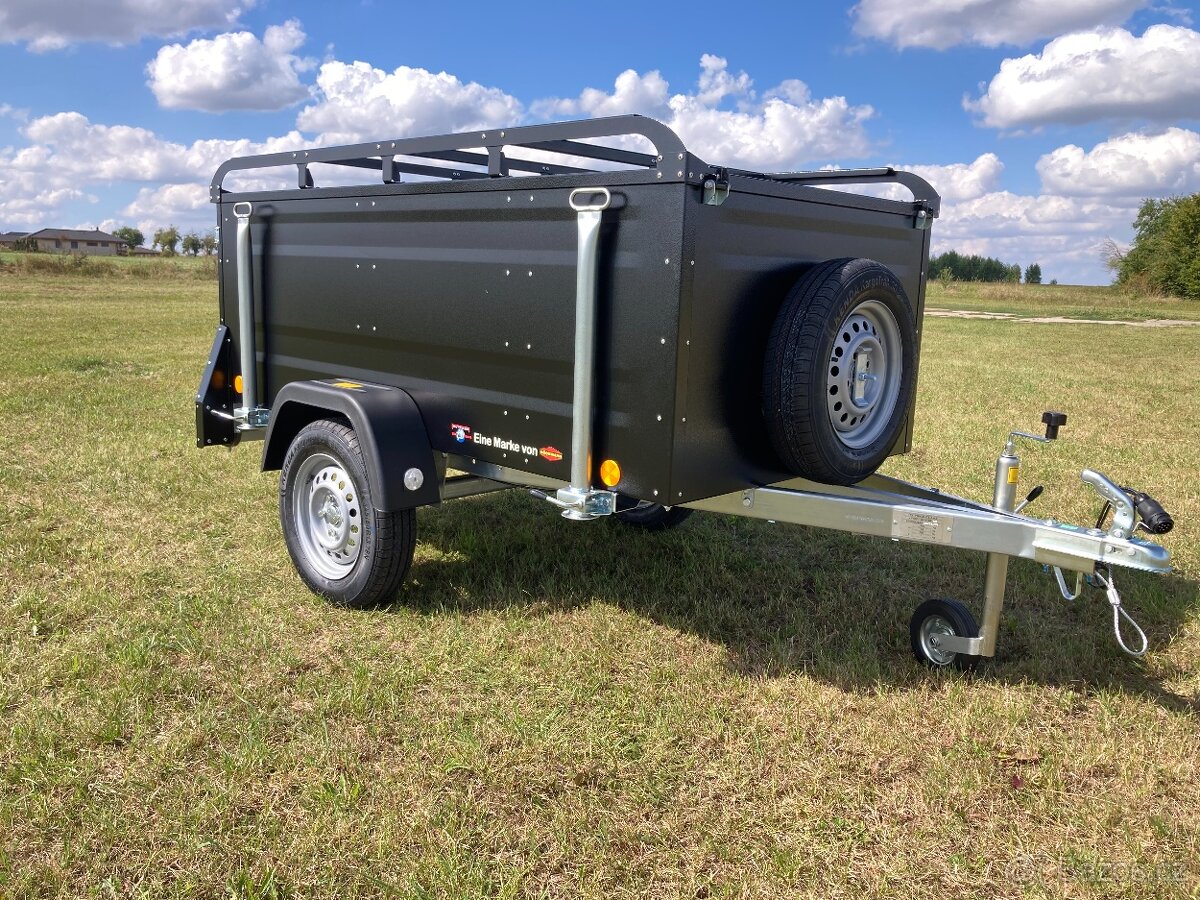 Přívěsný Vozík CAMPING Blackout s Nosičem na Stan Böckmann - 4