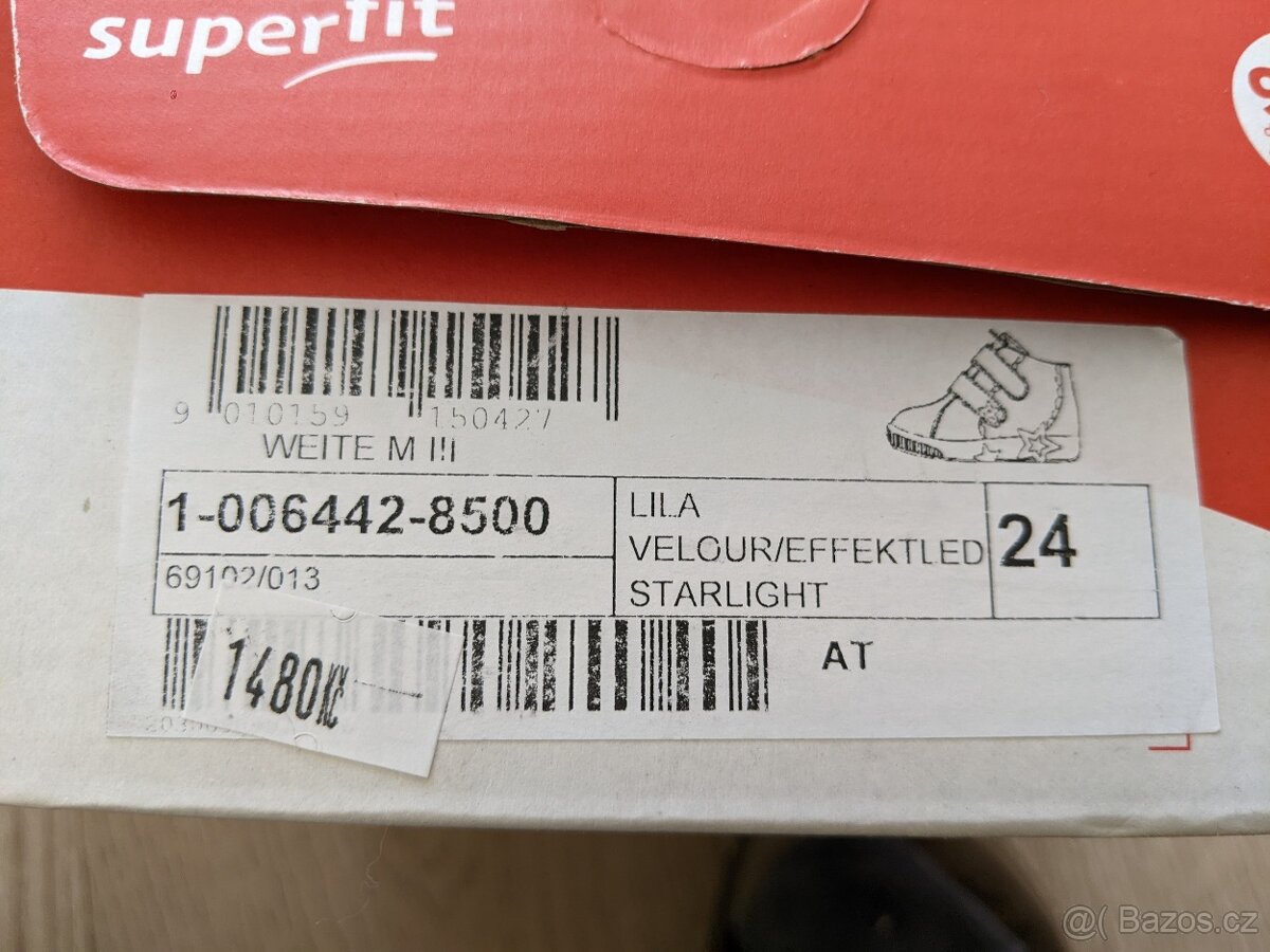 Jarní boty SuperFit velikost 24 - 4