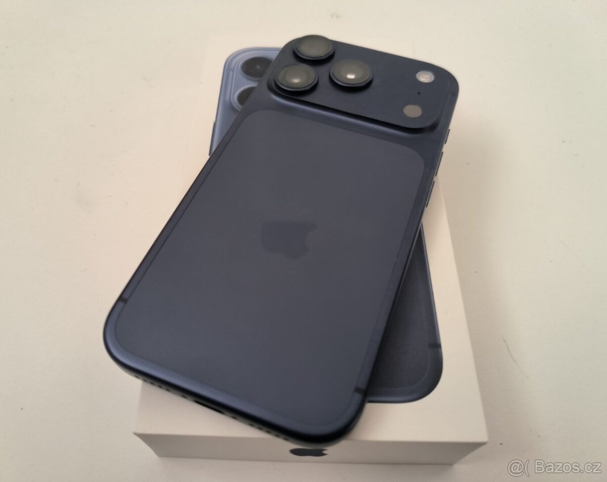 apple iphone 17 PRO MAX Blue / Batéria 100% - 4