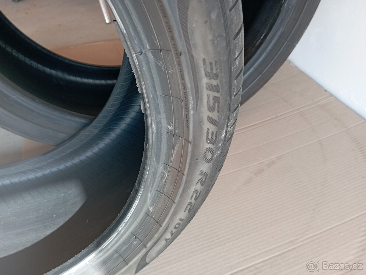 315/30 R22 107 Y Pirelli Pzero letní - 4