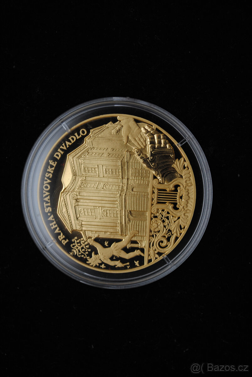 Zlato 1 OZ Au 999,9 - nízký náklad 200 ks číslováno - 4