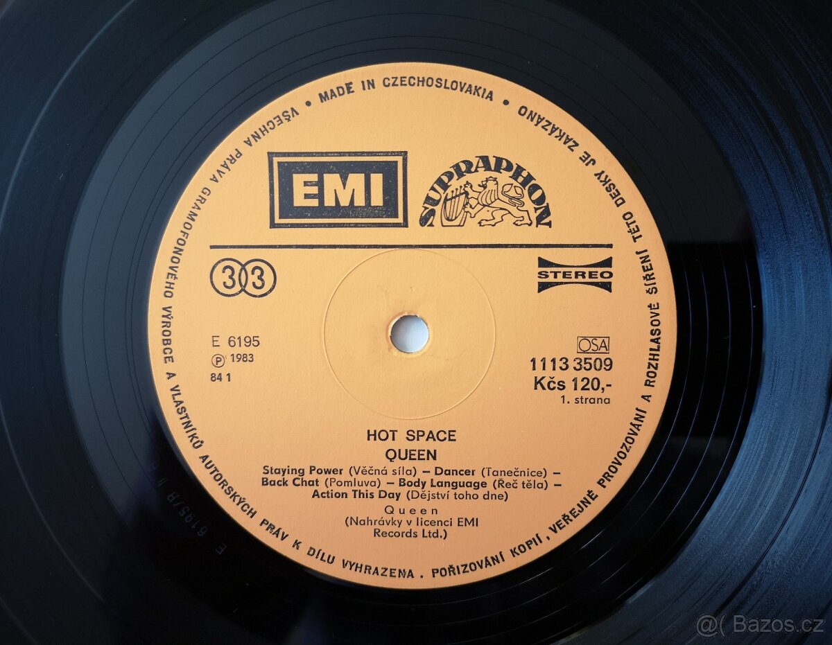 LP "QUEEN - HOT SPACE" - 4