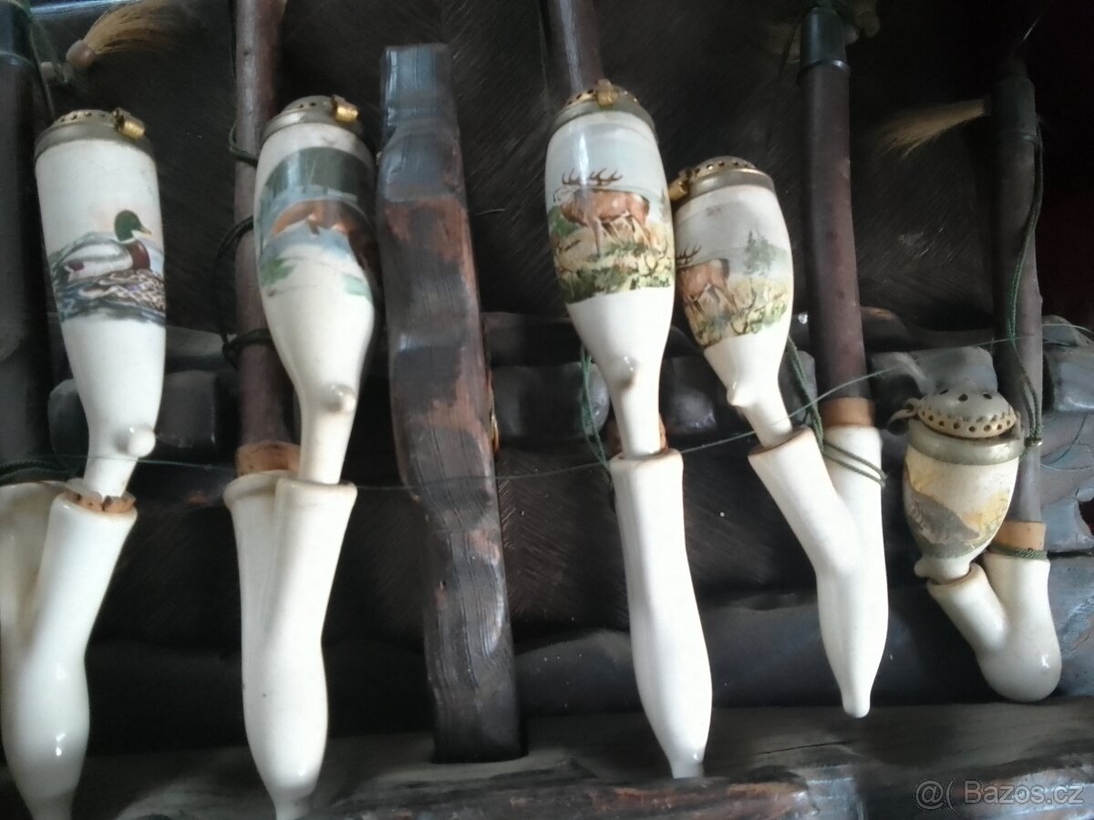 Porcelánové fajfky dýmky - 4