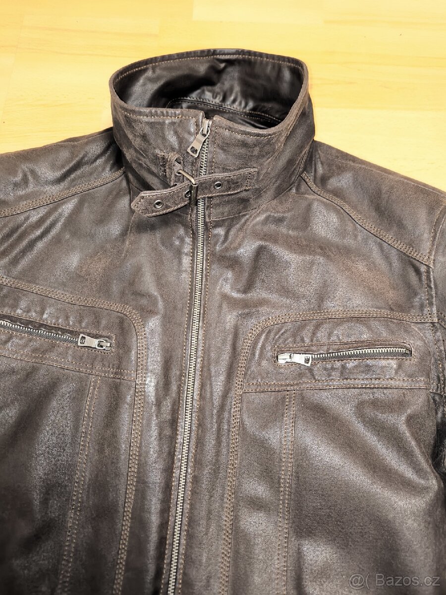 Pánská kožená bunda - 4