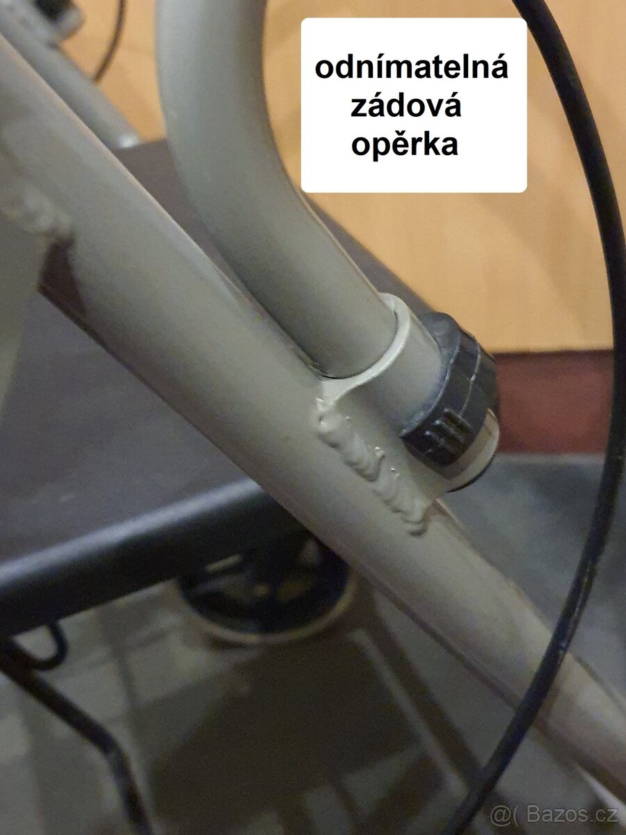 ODLEHČENÉ PROFI ALU chodítko ZÁDOVÁ opěra - 4