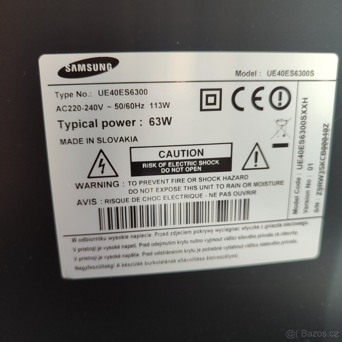 Televize Samsung 40" - 4