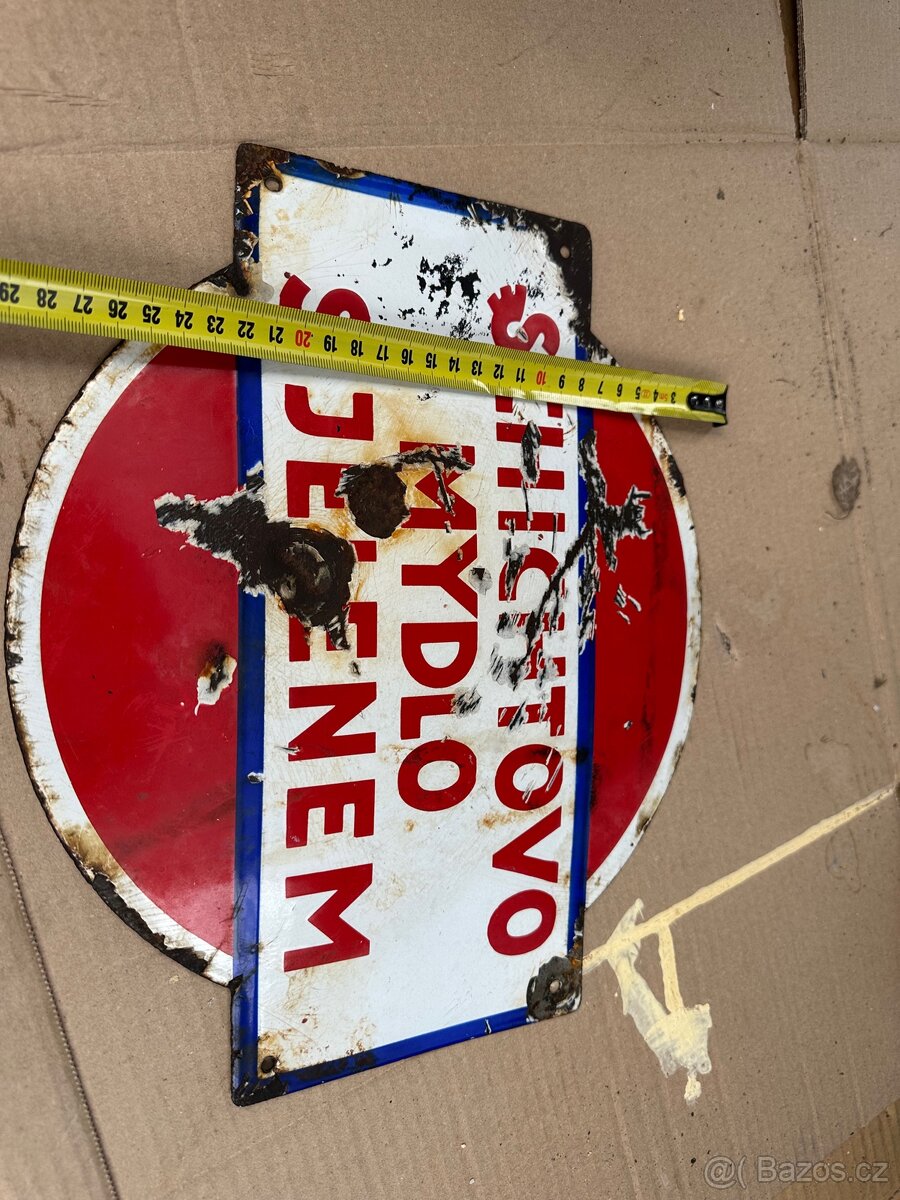 Smaltovaná cedule - 4