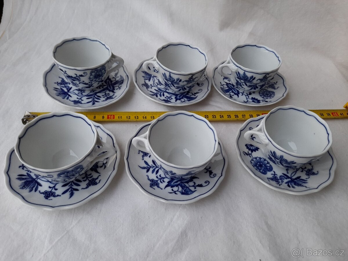 Prodám cibulák kávovou soupravu I.Tř. staré značení - 4