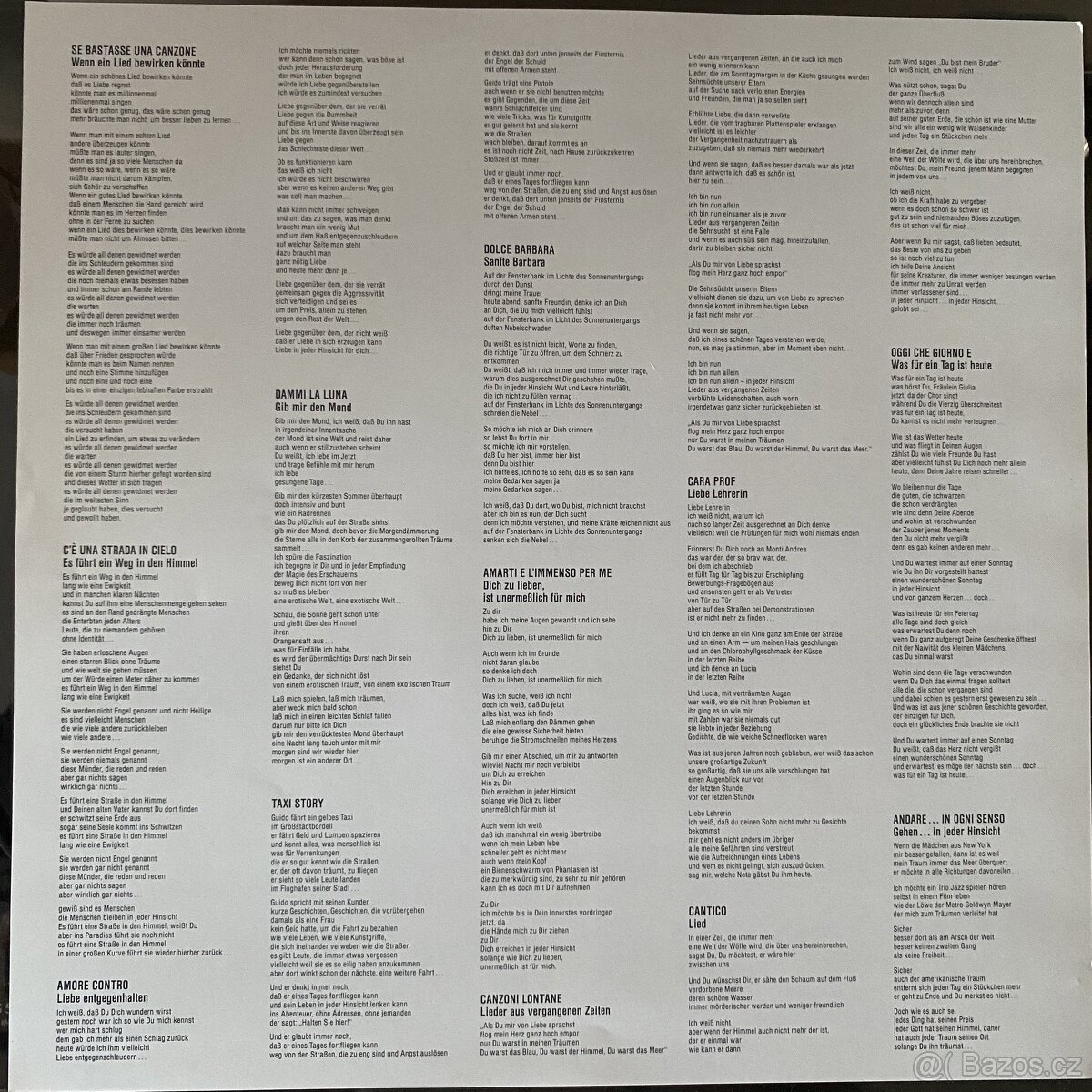 Eros Ramazzotti - In Ogni Senso. LP - 4