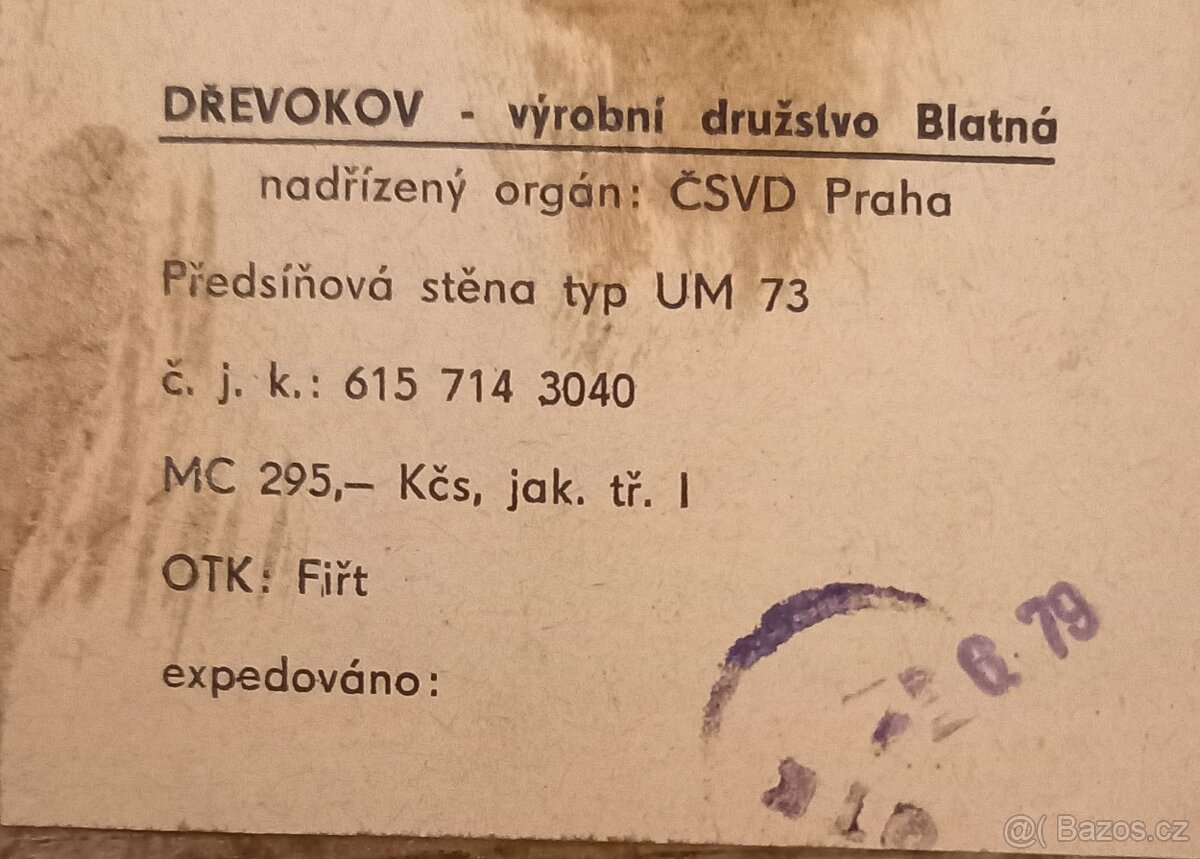 Retro umakartová předsíňová stěna - 4