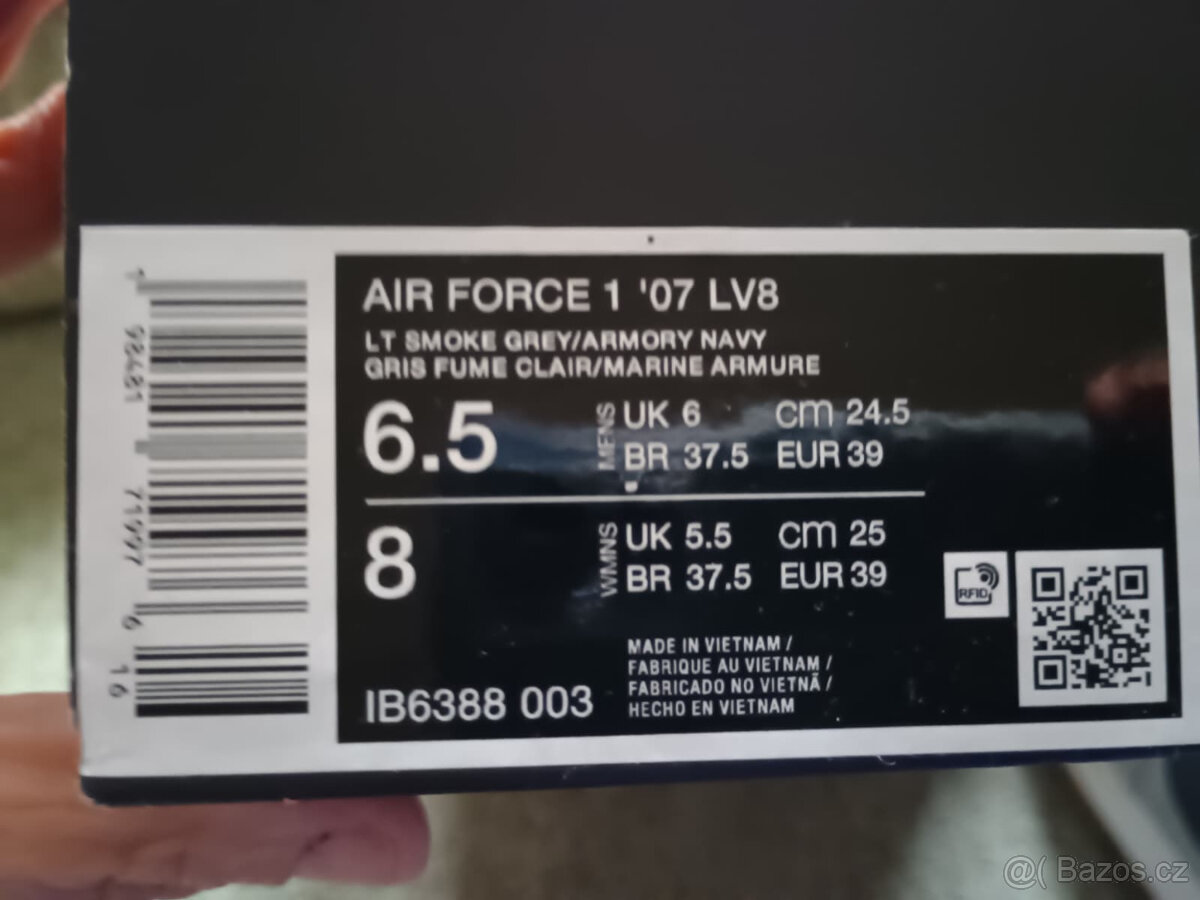 NIKE AIR FORCE 1 '07 LV8 VEL. eur 39 - 4