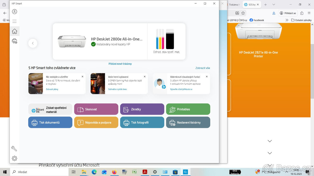 Tiskárna HP DeskJet 2821e All-in-One NOVÁ - 4