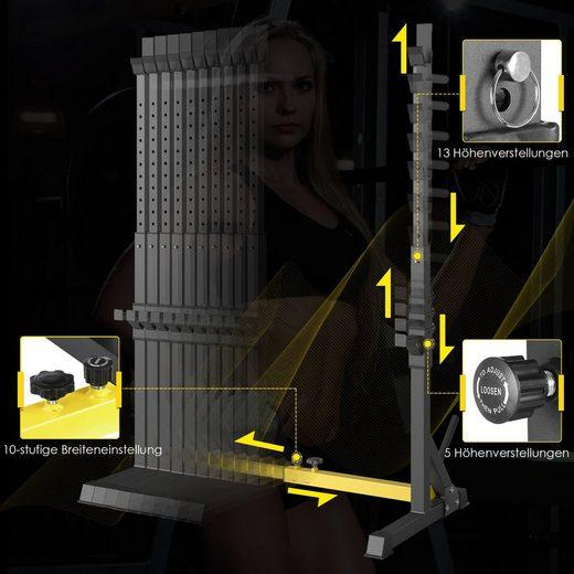 Multifunkční stojan na dřepy, benchpress, bradla - 4